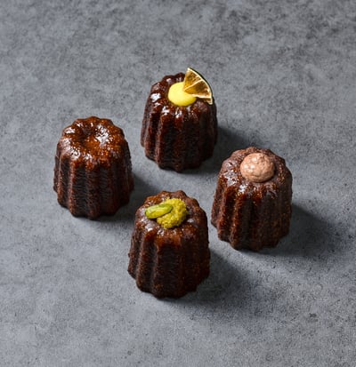 【初心】經典原味可麗露--減糖版4入盒3