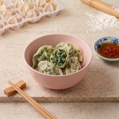 韭菜豬肉水餃1