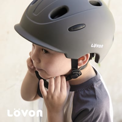 LOVON 兒童平衡/滑步車專用安全帽-灰色2