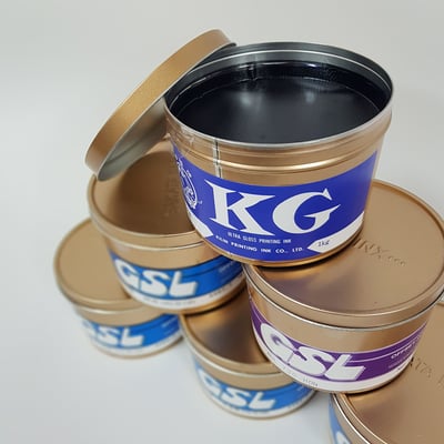 特別色油墨∣麒麟牌KG射光藍406KILIN KG Blue Ink 4064
