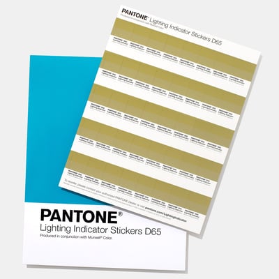 彩通照明指標貼 D65 Pantone Lighting Indicator Stickers D651