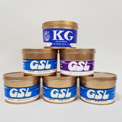 特別色油墨∣麒麟牌KG射光藍406KILIN KG Blue Ink 4063