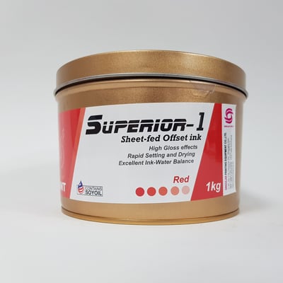 特別色油墨∣象牌金紅墨TOYOS-1 Bronze Red Ink 2