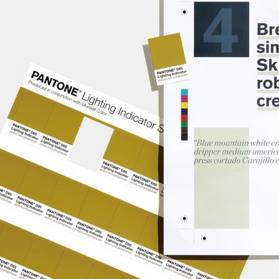 彩通照明指標貼 D65 Pantone Lighting Indicator Stickers D652