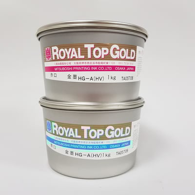 平版油墨∣日本三星青口金墨Metallic Color Ink∣Gold Ink4