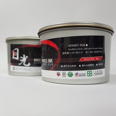 特別色油墨∣日光金紅黃口NIKKO Bronze Red Ink2