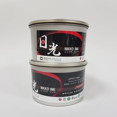 特別色油墨∣日光金紅黃口NIKKO Bronze Red Ink3