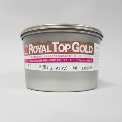 平版油墨∣日本三星赤口金墨Metallic Color Ink∣Gold Ink1