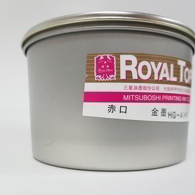 平版油墨∣日本三星赤口金墨Metallic Color Ink∣Gold Ink2