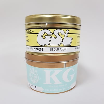 平版油墨∣麒麟牌KG白墨KILIN KG White Ink3