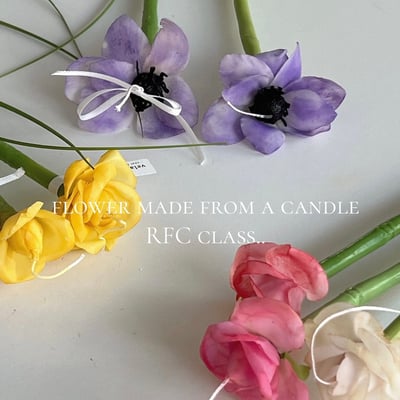 RFC Veladora 擬真花蠟燭師資證書5