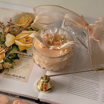 KCCA莫內乾燥花香氛蠟燭杯9