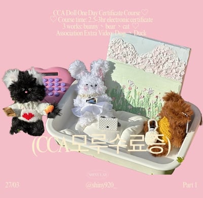 CCA 毛料娃娃一日證書課程1