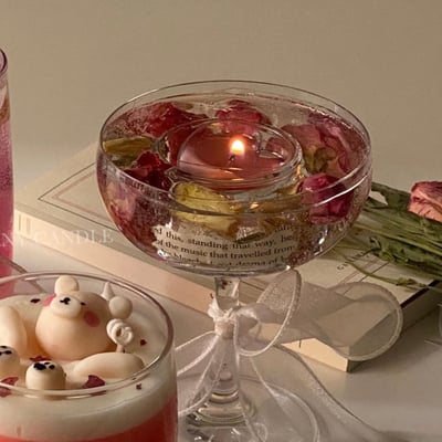 KCCA凡爾賽宮花園燭台〔贈四顆茶蠟〕2