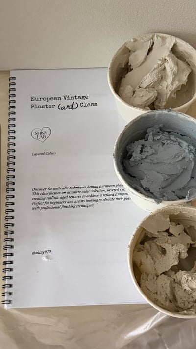 歐式灰泥版畫初階班（上完進階才有證書）5
