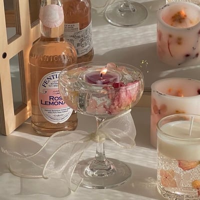 KCCA凡爾賽宮花園燭台〔贈四顆茶蠟〕1