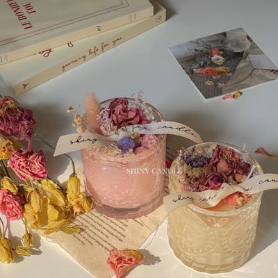 KCCA莫內乾燥花香氛蠟燭杯4