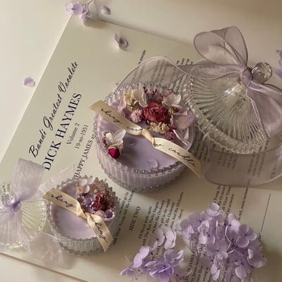 KCCA莫內乾燥花香氛蠟燭杯1