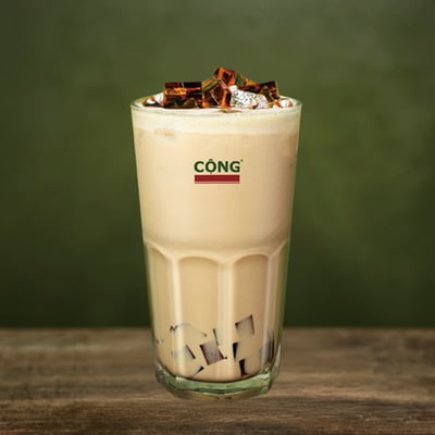 咖啡奶茶W.咖啡凍＆蒟蒻晶球1