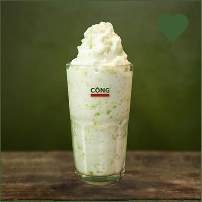 椰子綠米冰沙1
