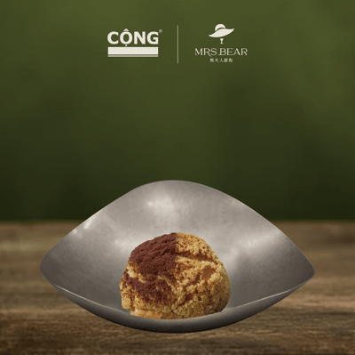 酥皮冰心泡芙 - 香蕉可可1