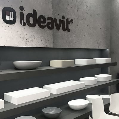 IDEAVIT - 橢圓弧角 / 薄邊台上盆 - KW15103-B (盆上龍頭 / 無溢水口)6