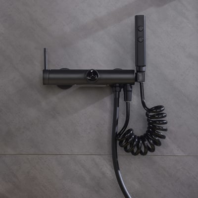 IDEAVIT - 多功能旋鈕切換 / 瀑布型淋浴龍頭 - RD-11717-B/W1