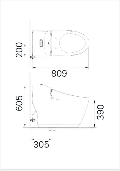日本 INAX 單體馬桶 AC-1032VN-TW2