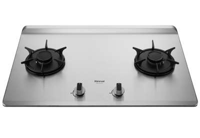 Rinnai林內-檯面式彩焱不銹鋼雙口爐-RB-L2700S1