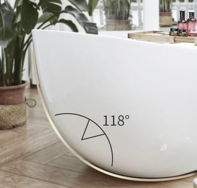 進口I系列 - 蛋型獨立浴缸 / 壓克力獨立浴缸 - SR-PA-H189