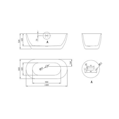 IB系列 - 對稱型 / 奈米缸、獨立無縫缸 - IDE-6629S8