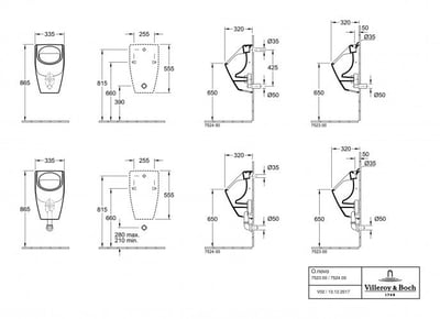 Villeroy & Boch｜O.novo小便斗-52400R12