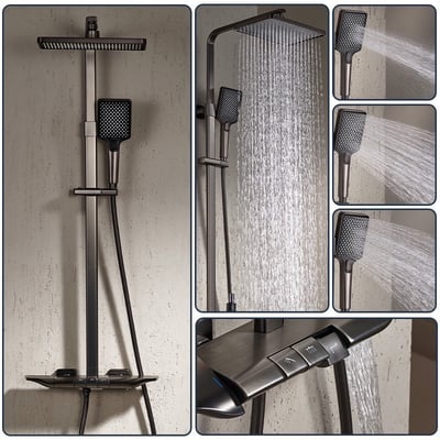 2024 IDEAVIT - MANCHOSE新款流線外型設計按鍵切換淋浴花灑8