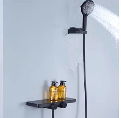 IDEAVIT - 玻璃檯面旋鈕式淋浴龍頭 - Y203063