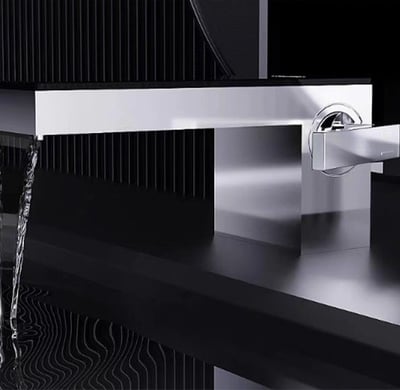 DE系列 - 溫度顯示型瀑布面盆龍頭 - D759623