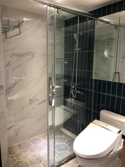 淋浴拉門乾溼分離 - 一字無框內開/外開 JC-0059