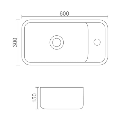 MRBEAR - 檯上盆 / PMA-10152