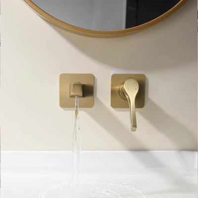 DE系列 - 埋牆 / 壁掛式面盆龍頭 - D706415