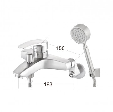 Day&Day - 304不鏽鋼沐浴無鉛龍頭組 / ED-HS4018-01 ED-HS4017A-01 ED-HS28761 ED-HS287632