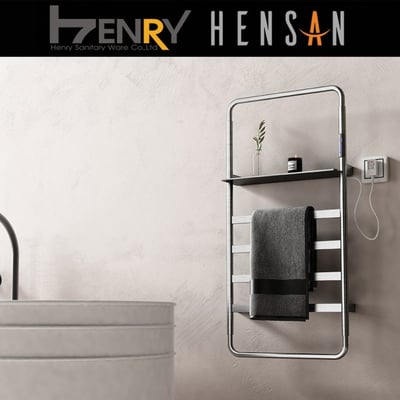 HENSAN - 智能電熱毛巾桿 / F-2033(人文鋼)1