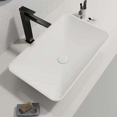 IDEAVIT - 人造石檯面型薄邊盆 - K-019L-T-UP3