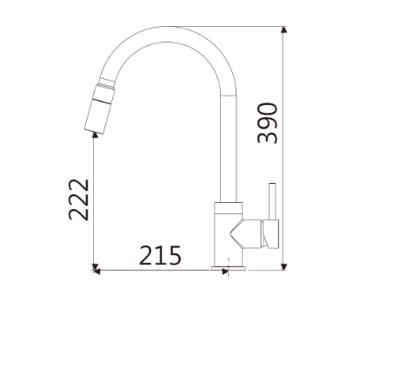 T.A.P. - ST下拉式廚房龍頭 / TAP-5060212