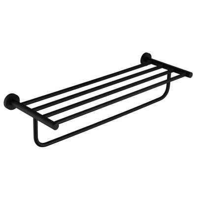 雷勒-霧黑系列-置衣架毛巾桿-BH-9.1511