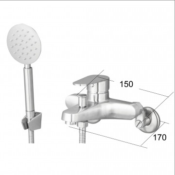 Day&Day - 304不鏽鋼沐浴無鉛龍頭組 / ED-HS4018-01 ED-HS4017A-01 ED-HS28761 ED-HS287636