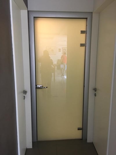 淋浴拉門乾溼分離-無框單門 JC-0019