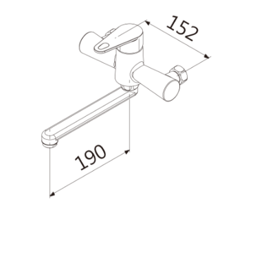 T.A.P. - ST壁式廚房龍頭 / TAP-5060232