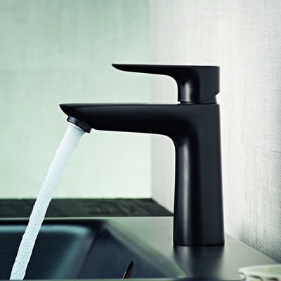 德國 - Hansgrohe Talis E Single 霧黑色龍頭(消光黑) - 717106701