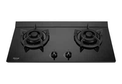 Rinnai林內-檯面式極炎玻璃雙口爐-RB-M2600G(B)1