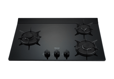 Rinnai林內-檯面式彩焱玻璃三口爐-RB-L3710G(BL)1