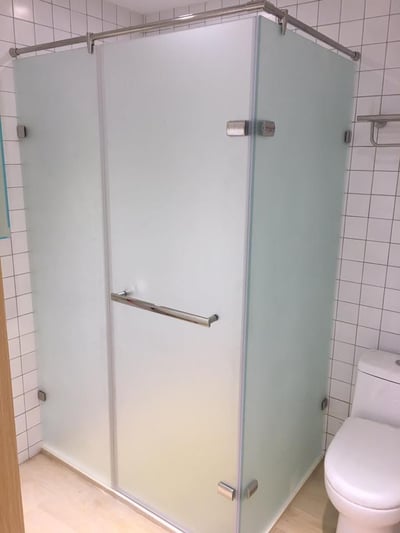 淋浴拉門乾溼分離 - 特殊造型門 JC-007.P2